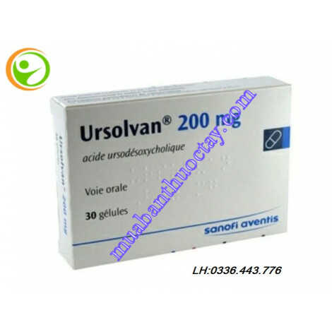 Thuốc đặc trị sỏi mật Ursolvan® 200mg