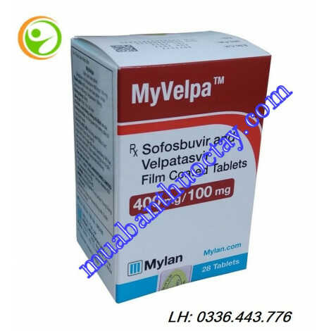 Thuốc Myvelpa 400mg/100mg trị viêm gan C