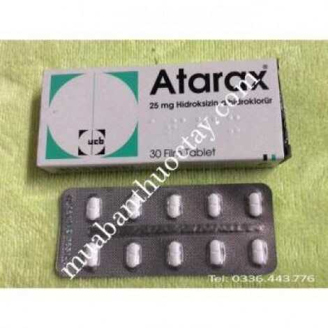 Thuốc Atarax 25mg, giá thuốc và cách dùng thuốc