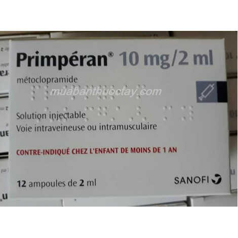 Thuốc Chống nôn primperan 10mg/2ml