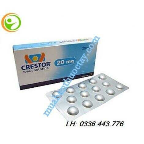 Thuốc Crestor 20mg điều trị tăng cholesterol máu