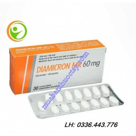 Thuốc Diamicron MR 60mg 60 viên