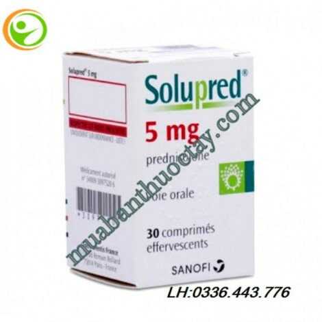 Solupred 5mg là thuốc gì, hướng dẫn sử dụng, giá thuốc sỉ