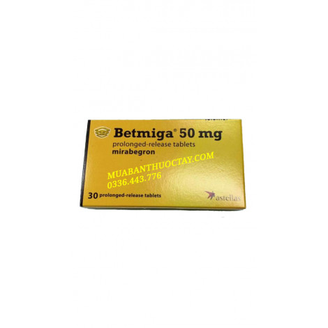 Betmiga 50mg là thuốc gì, thông tin và cách sử dụng