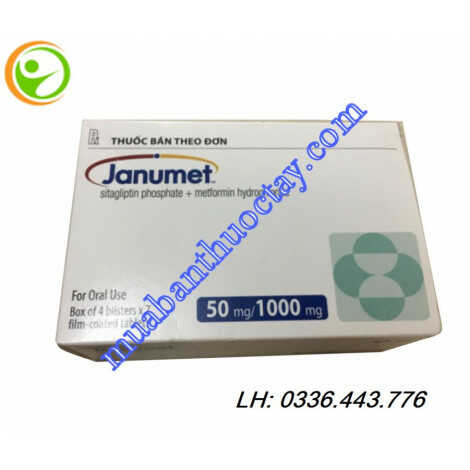 Thuốc tiểu đường Janumet 50mg/1000mg