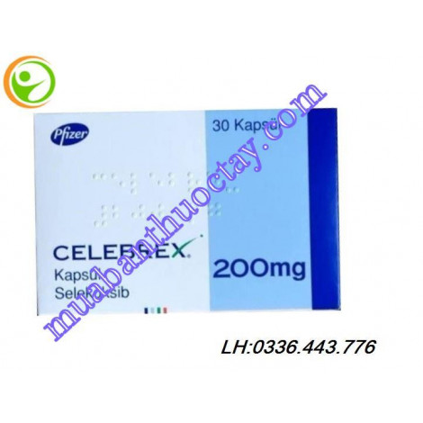 Thuốc viêm xương khớp Celebrex 200 mg hàng Thổ